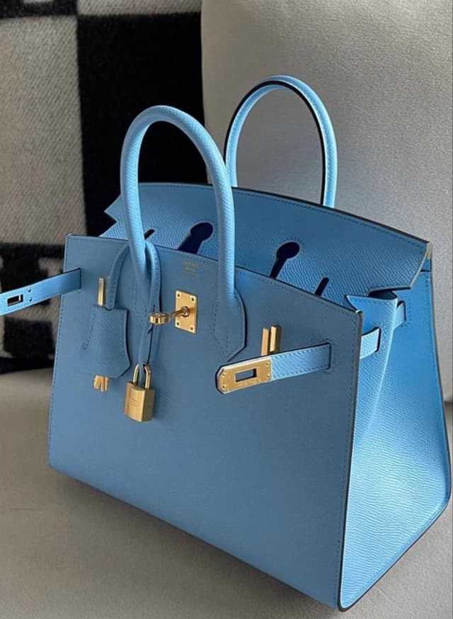 Bella Chic Handbag Blue colour